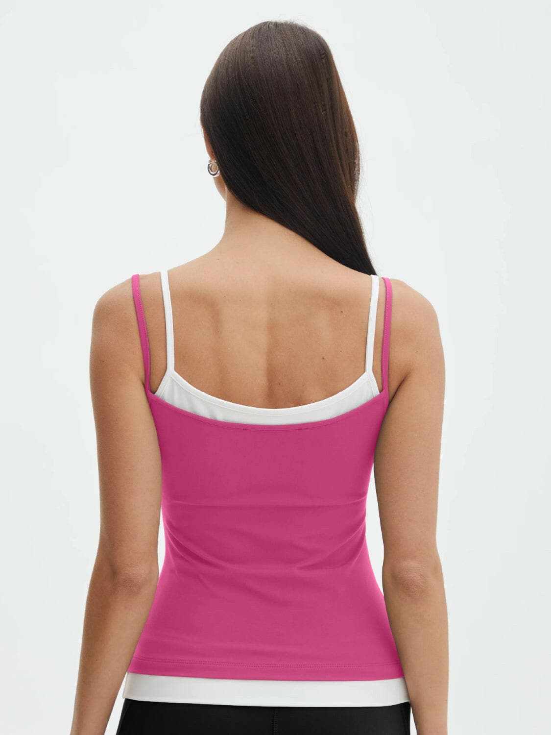 Chic faux layered cami top - Love Salve